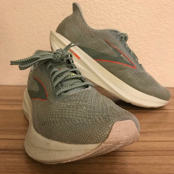 Brooks Mens Hyperion Elite 3 1000421D492 Green Running Shoes Sneakers Size 9.5 - Picture 1 of 7